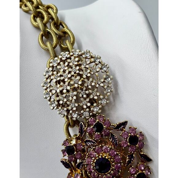 Banana Republic Vintage Floral Dragonfly Enamel Rhinestone
Necklace - Picture 9 of 13